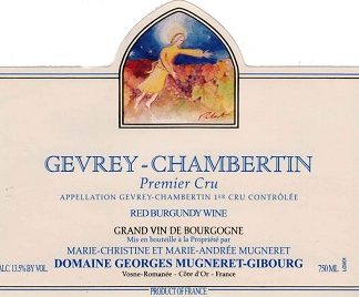 Georges Mugneret Gibourg Gevrey Chambertin 1er Cru 2011 Cote de Nuits Burgundy 750ml/Btl  6/case