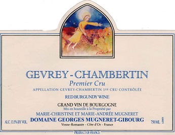 Georges Mugneret Gibourg Gevrey Chambertin 1er Cru 2011 Cote de Nuits Burgundy 750ml/Btl 6/case