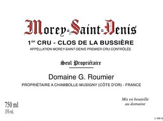 Georges Roumier Morey St Denis 1er Clos de la Bussiere 2008 Cote de Nuits Burgundy 750ml/Btl  6/case