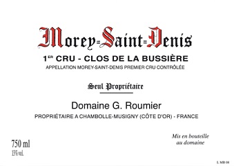 Georges Roumier Morey St Denis 1er Clos de la Bussiere 2011 Cote de Nuits Burgundy 750ml/Btl 12/case