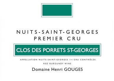Henri Gouges Nuits St Georges 1er Clos des Porrets St Georges 2014 Cote de Nuits Burgundy 1500ml/Btl 6/case