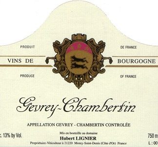 Hubert Lignier Gevrey Chambertin 2011 Cote de Nuits Burgundy 750ml/Btl  6/case