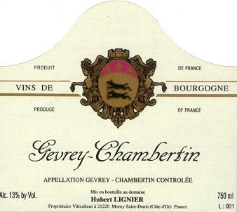 Hubert Lignier Gevrey Chambertin 2011 Cote de Nuits Burgundy 750ml/Btl 6/case