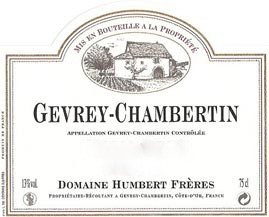 Humbert Freres Gevrey Chambertin 2005 Cote de Nuits Burgundy 750ml/Btl  12/case