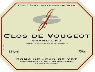 Jean Grivot Clos de Vougeot Grand Cru 2011 Cote de Nuits Burgundy 750ml/Btl  6/case
