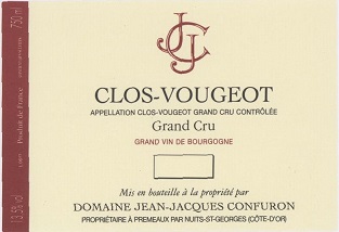 Jean Jacques Confuron Clos de Vougeot Grand Cru 2007 Cote de Nuits Burgundy 750ml/Btl  6/case