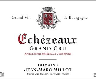 Jean Marc Millot Echezeaux Grand Cru 2014 Cote de Nuits Burgundy 750ml/Btl  12/case