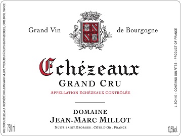 Jean Marc Millot Echezeaux Grand Cru 2014 Cote de Nuits Burgundy 750ml/Btl 12/case