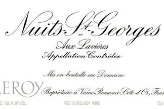 Leroy Nuits St Georges Aux Lavieres 2013 Cote de Nuits Burgundy 750ml/Btl 12/case