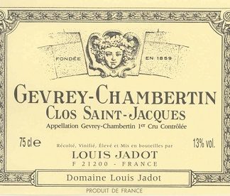 Louis Jadot Gevrey Chambertin 1er Clos St Jacques 2007 Cote de Nuits Burgundy 1500ml/Btl  3/case
