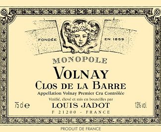 Louis Jadot Volnay 1er Clos de la Barre 2010 Cote de Beaune Burgundy 1500ml/Btl  6/case
