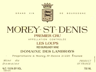 Domaine des Lambrays Morey St Denis 1er Loups 2005 Cote de Nuits Burgundy 750ml/Btl  12/case
