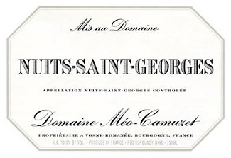 Meo Camuzet Nuits St Georges 2014 Cote de Nuits Burgundy 750ml/Btl  6/case