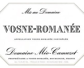 Meo Camuzet Vosne Romanee 2014 Cote de Nuits Burgundy 750ml/Btl  6/case