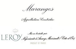 Maison Leroy Maranges 2010 Cote de Beaune Burgundy 750ml/Btl  12/case