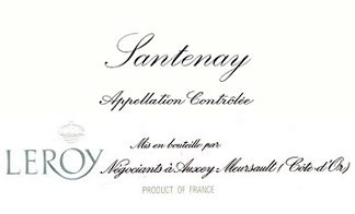 Maison Leroy Santenay 2009 Cote de Beaune Burgundy 750ml/Btl  12/case