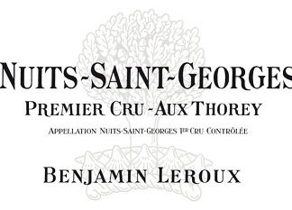 Benjamin Leroux Nuits St Georges 1er Thorey 2012 750ml/Btl  6/case