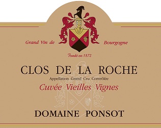 Domain Ponsot Clos de la Roche Grand Cru VV 2004 Cote de Nuits Burgundy 750ml/Btl  6/case