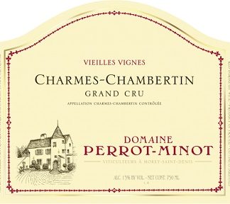 Perrot Minot Charmes Chambertin Grand Cru (Stained Label) 1973 Cote de Nuits Burgundy 750ml/Btl 12/case