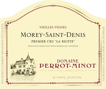 Perrot Minot Morey St Denis 1er La Riotte 2007 Cote de Nuits Burgundy 750ml/Btl 12/case