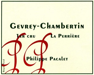 Philippe Pacalet Gevrey Chambertin 1er Perrirere 2008 Cote de Nuits Burgundy 750ml/Btl 6/case