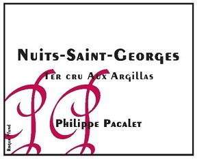 Philippe Pacalet Nuits St Georges 1er Argaillas 2014 Cote de Nuits Burgundy 750ml/Btl 12/case