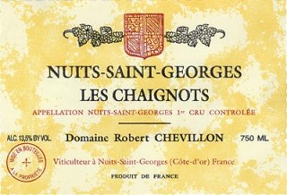 Robert Chevillon Nuits St Georges 1er Chaignots 2010 Cote de Nuits Burgundy 750ml/Btl 12/case