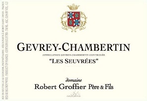 Robert Groffier Gevrey Chambertin Les Seuvrees 2015 Cote de Nuits Burgundy 750ml/Btl 6/case