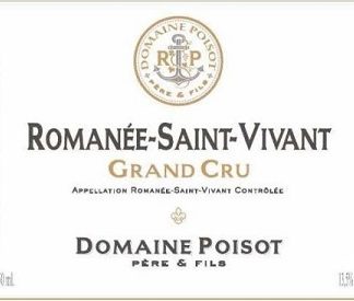 Poisot Pere et Fils Romanee St Vivant Grand Cru 2014 Cote de Nuits Burgundy 1500ml/Btl 6/case