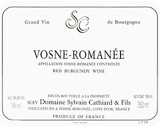 Sylvain Cathiard Vosne Romanee 2013 Cote de Nuits Burgundy 750ml/Btl 6/case