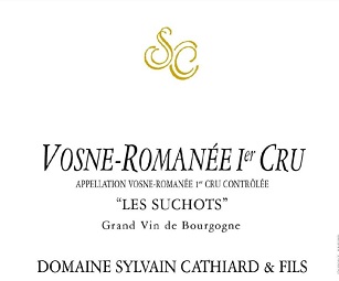 Sylvain Cathiard Vosne Romanee 1er Suchots 2009 750ml/Btl 12/case