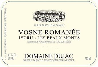 Domaine Dujac Vosne Romanee 1er Beaux Monts 2009 Cote de Nuits Burgundy 750ml/Btl 6/case