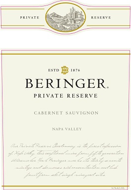 Beringer Private Reserve Cabernet Sauvignon 1995 Napa Valley California 750ml/Btl 12/case