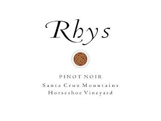 Rhys Horseshoe Vineyard Pinot Noir 2020 Santa Cruz Mountain California 750ml/Btl  12/case