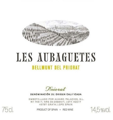 Alvaro Palacios Les Aubaguetes 2017 Priorat Catalonia 750ml/Btl 6/case