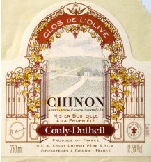 Couly Dutheil Chinon Le Clos de L'Olive 1989 Chinon Loire 750ml/Btl  6/case