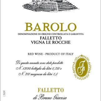 Bruno Giacosa Barolo Le Rocche del Falletto 2009 Barolo Piedmont 750ml/Btl 12/case