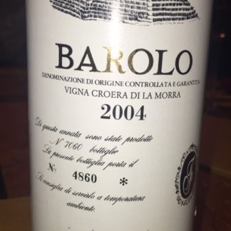 Bruno Giacosa Barolo Vigna Croera di La Morra 2004 Barolo Piedmont 750ml/Btl 6/case