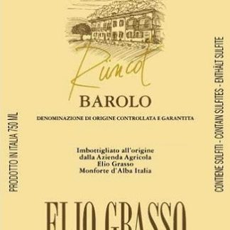 Elio Grasso Runcot Barolo 2001 Barolo Piedmont 750ml/Btl 6/case