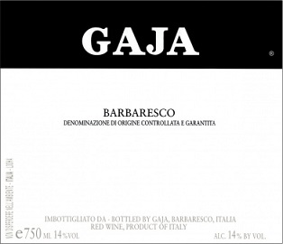 Gaja Barbaresco 2014 Barbaresco Piedmont 750ml/Btl 6/case