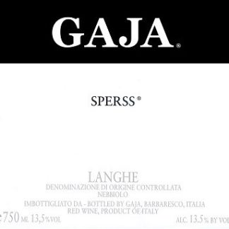 Gaja Sperss 2007 Barolo Piedmont 750ml/Btl 6/case