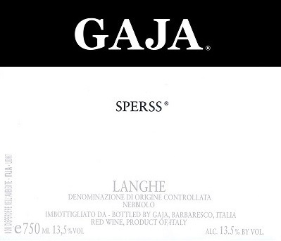 Gaja Sperss 2007 Barolo Piedmont 750ml/Btl 6/case