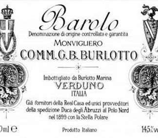 G.B. Burlotto Barolo Monvigliero 2014 Barolo Piedmont 750ml/Btl 12/case