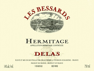 Delas Freres Hermitage Les Bessards 1998 Hermitage Rhone 750ml/Btl 6/case