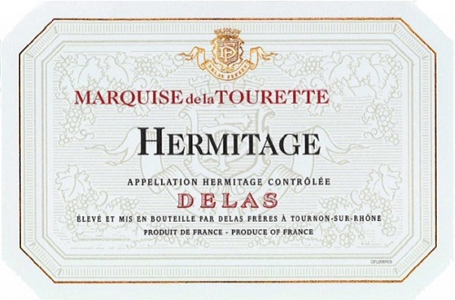 Delas Freres Hermitage Rouge Marquise de la Tourette 2003 Hermitage Rhone 750ml/Btl 12/case