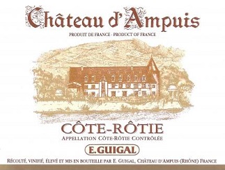 E. Guigal Cote Rotie Chateau d'Ampuis 2010 Cote Rotie Rhone - Red 750ml/Btl  3/case