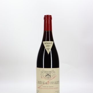 Chateau de Fonsalette Cotes du Rhone Rouge Reserve 2007 Cotes du Rhone Rhone - Red 750ml/Btl  12/case