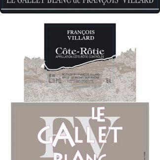Francois Villard Cote Rotie Le Gallet Blanc Rouge 2012 Cote Rotie Rhone - Red 750ml/Btl 6/case