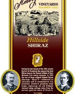 Kay Brothers Amery Hillside Shiraz 2005 McLaren Vale South Australia 750ml/Btl  6/case