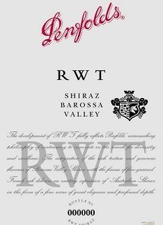 Penfolds RWT Shiraz 1998 Barossa Valley South Australia 750ml/Btl  6/case